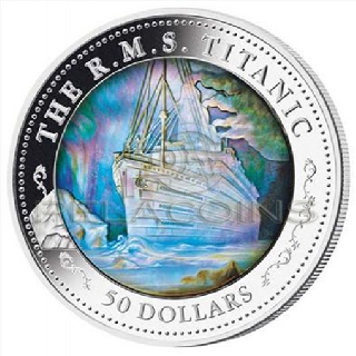 Fiji 2012 50$ Mother of Pearl - Titanic