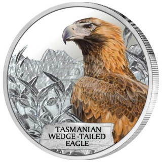 Tuvalu 2012 1$ Tasmanian Wedge - Tailed Eagle - Orzeł Bielik