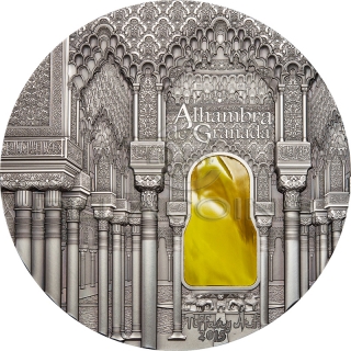 Palau 2015 50$ Tiffany Art - 1kg - Alhambra de Granada