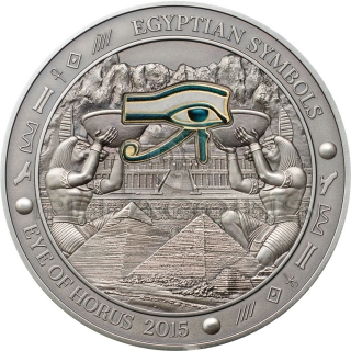Palau 2014 20$ Egyptian Symbols - Eye of Horus 3oz