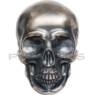 Palau 2017 25$ Big Skull 1/2 KG Silver Coin