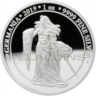 Germania 2019 5 Mark Proof 1oz Silver Coin