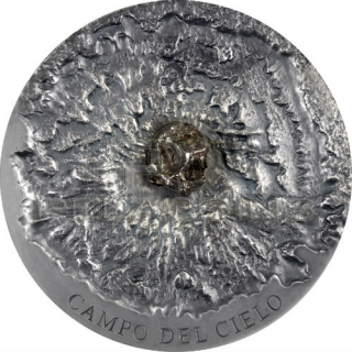 Chad 2018 3000 Francs Campo del Cielo - Meteorite Art 5oz