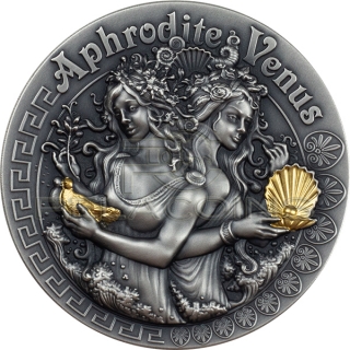 Niue 2020 5$ Aphrodite and Venus Goddesses 2oz