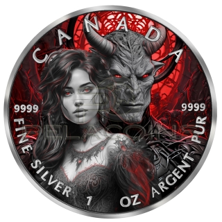 Canada 2024 5$ Angels and Devils - Lucifer 1oz Silver Coin