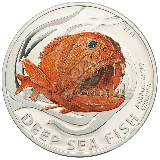 Pitcairn Islands 2012 2$ Anoplogaster Cornuta - Deep Sea Fish 4