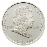Cook Islands 2011 2$ Smoleńsk - Lech Kaczyński