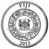 Fiji 2013 10$ Year of the Snake 1oz + Pearl