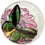 Tokelau 2012 5$ Butterfly 3D - Exotic Butterflies