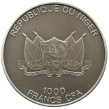Niger 2013 1000 Francs Fennec Fox 