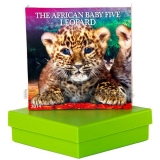 Burundi 2014 5000 Francs The African Baby Five - Baby Leopard Antique finish