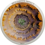 Cook Island 2014 5$ Moldavite Impact Meteorite