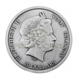 Cook Islands 2015 20$ Temple of Heaven - Beijing 4 Layer 100g Silver