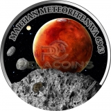 Niue Island 2016 1$ Mars Martian Meteorite NWA 6963