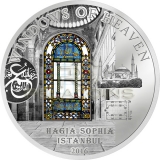 Cook Islands 2016 10$ Windows of Heaven - Hagia Sophia Istanbul