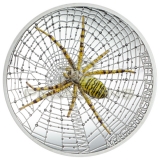 Cook Islands 2016 5$ Wasp Spider 1oz Silver