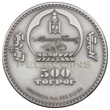 Mongolia 2016 500 Togrog Evolution of Life 2016 - Trilobite 1oz silver