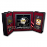  Cook Islands 2018 20$ 3oz Ag + 1/4oz Gold Masterpieces Premium Edition The Last Supper