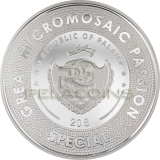 Palau 2022 20$ Five Ladies Great Micromosaic Passion - Special Edition 5oz