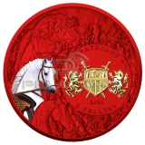 Carpathians 2023 5 Thalers Four Horsemen of Apocalypse - White Horse Colored 1oz