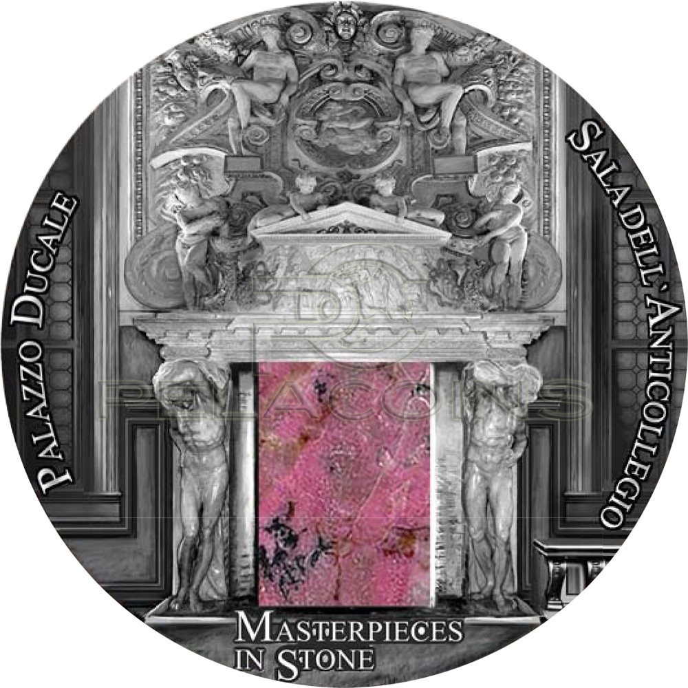 Fiji 2016 10$ Palazzo Ducale - Masterpieces in Stone IV 3oz
