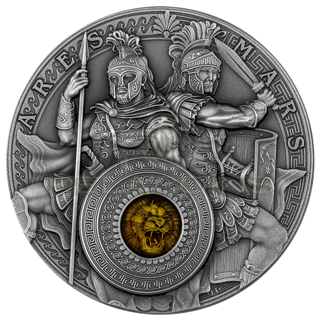 Niue 2021 5$ Ancient Gods – Ares and Mars 2oz