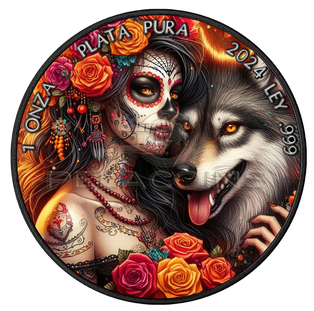 Mexico 2024 1 onza Libertad DIA DE LOS MUERTOS Special Edition II - Day of the Dead 1oz