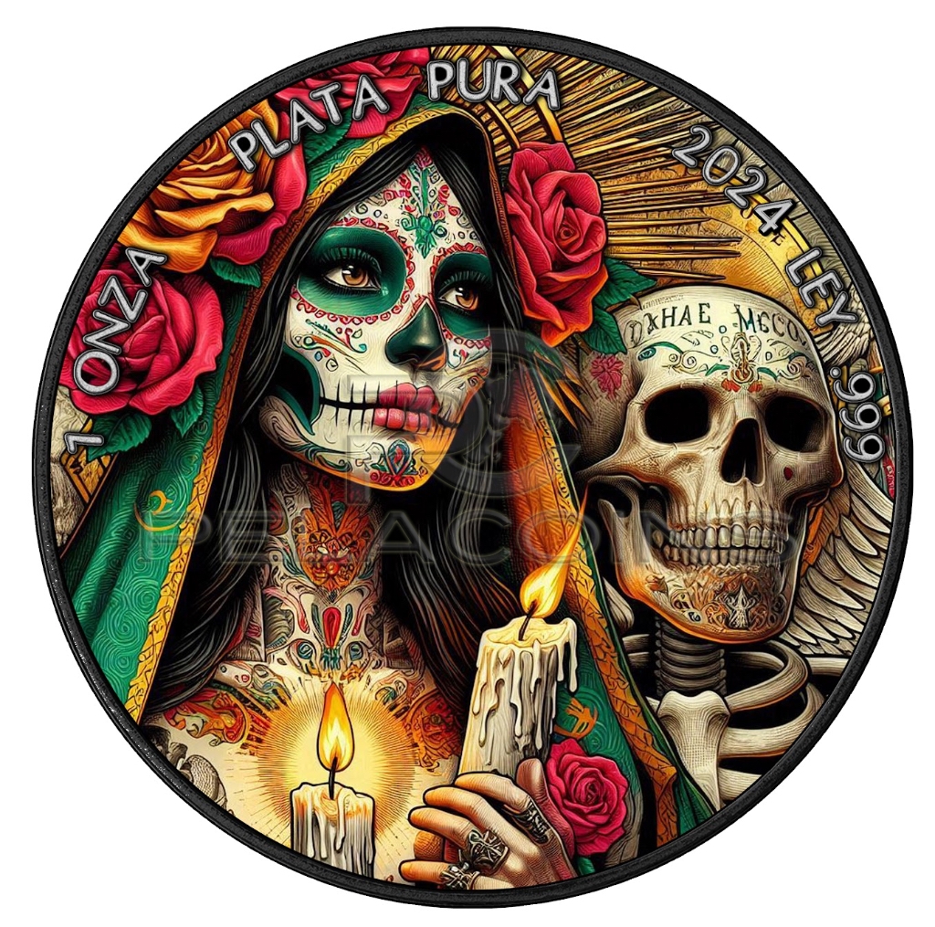 Mexico 2024 1 onza Libertad DIA DE LOS MUERTOS VII - Day of the Dead 1oz