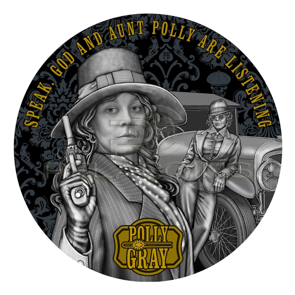 Niue 2025 5$ Peaky Blinders Polly Gray 2oz Silver Coin