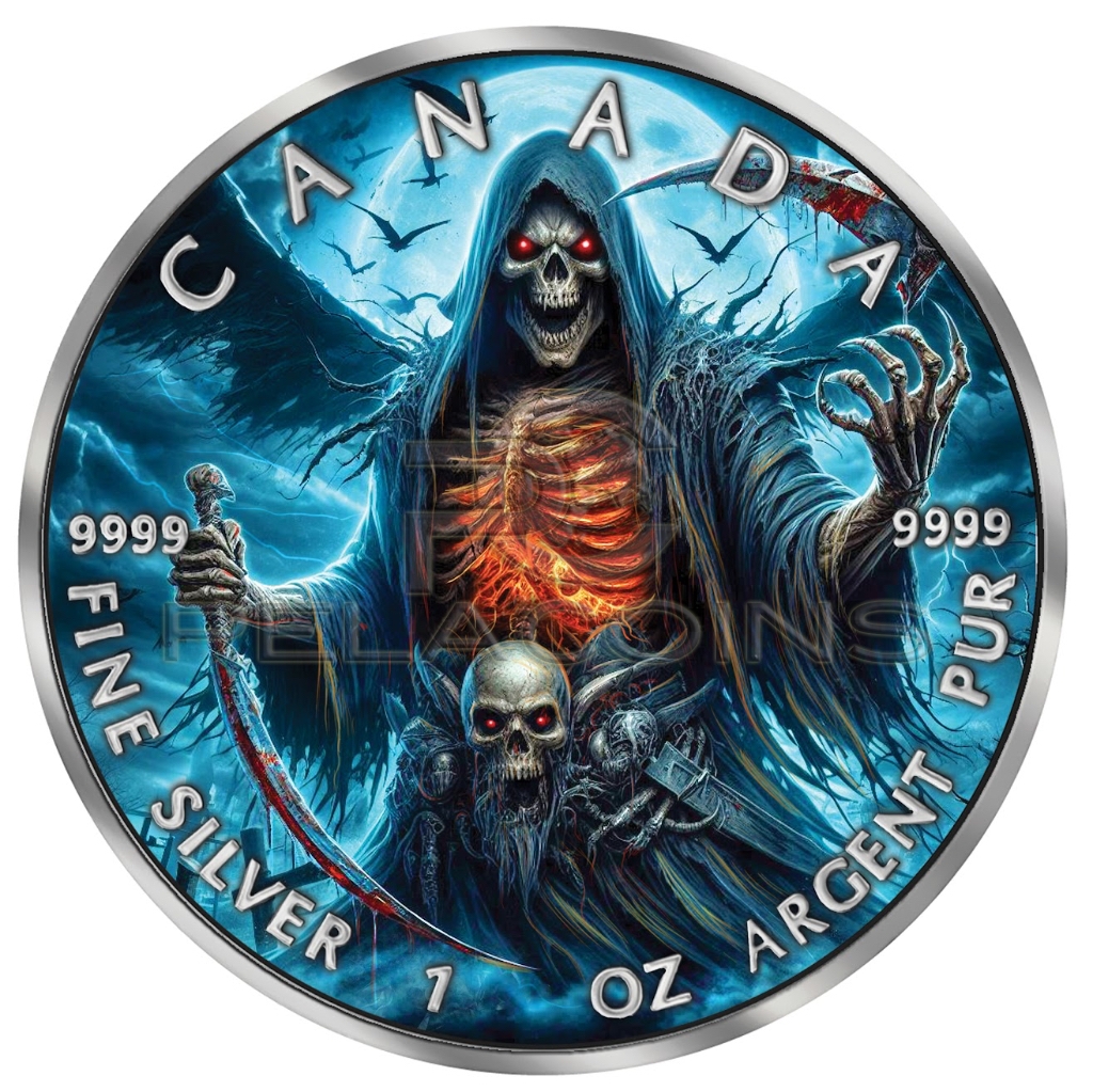Canada 2026 5$ GRIM REAPER - Maple Leaf Armageddon XI 1oz Silver Coin