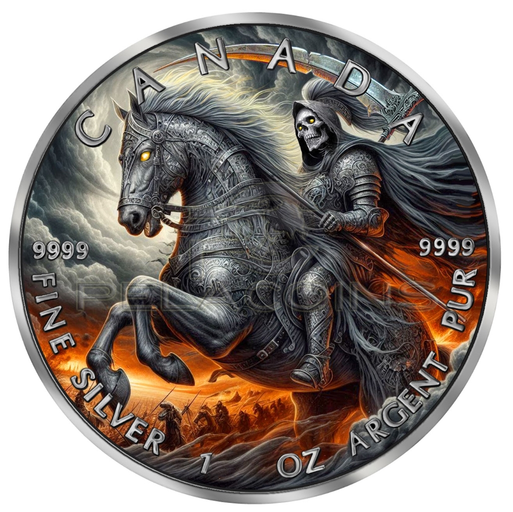 Canada 2026 5$ Four Horsemen of the Apocalypse - Pale Horse 1oz Silver Coin