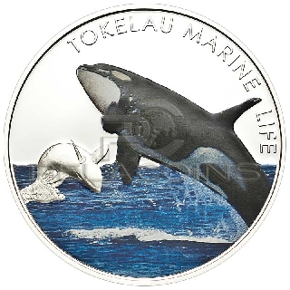 Tokelau 2012 5$ Orca - Orka