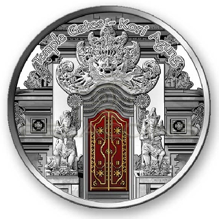 Fiji 2012 10$ Temple Gates II - Kori Agung