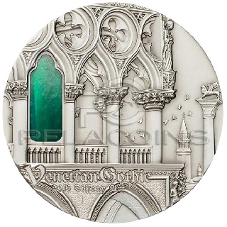 Palau 2013 10$ Tiffany Art - Venetian Gothic