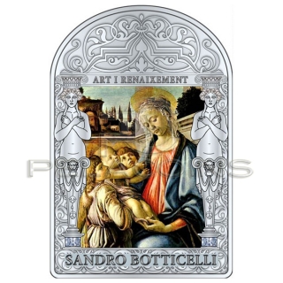 Andorra 2012 15 Dinars Madonna Sandro Botticelli