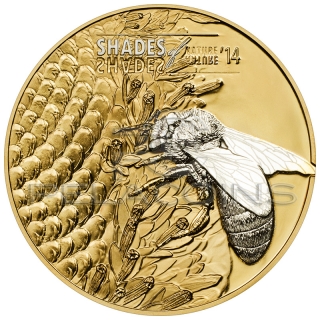 Cook Islands 2014 5$ Shades of Nature - Bee