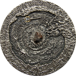 Niue Island 2014 1$ Meteor Canyon Diablo Meteorite 1oz