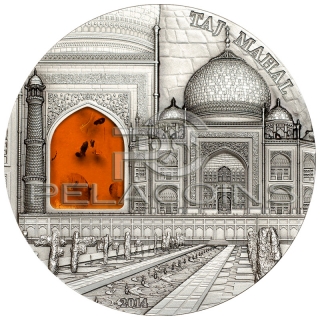 Palau 2014 10$ Mineral Art VI - Taj Mahal