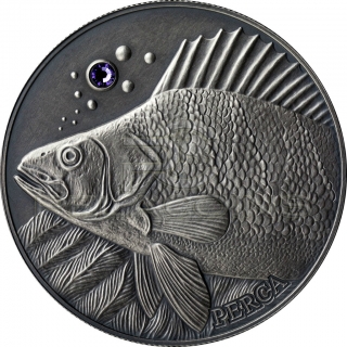 Andorra 2014 10 Diners Atlas of Wildlife Europa - The Perch with 4 coins BOX