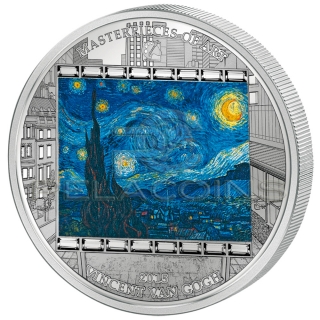 Cook Island 2015 20$ Masterpieces of Art - Starry Night - Van Gogh