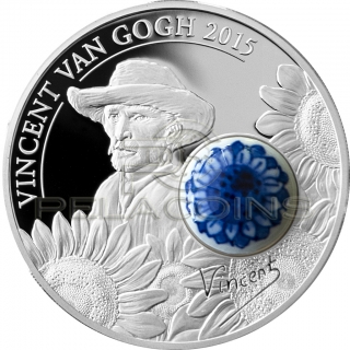 Cook Islands 2015 10$ Royal Delft - Vincent Van Gogh
