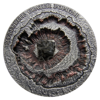 Niue Island 2016 1$ Popigai Meteorite Crater 1oz