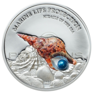 Palau 2016 5$ Marine Life Protection - Miracle of the Sea Pearl