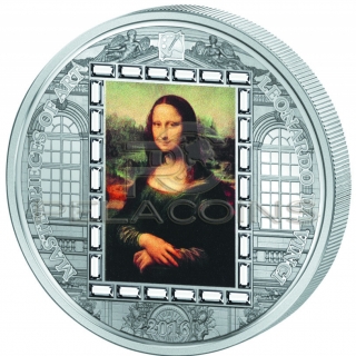 Cook Islands 2016 20$ Masterpieces of Art - Leonardo da Vinci Mona Lisa