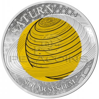 Palau 2017 2$ Saturn Niobium - Solar System