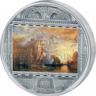 Cook Islands 2017 20$ Masterpieces of Art - William Turner Ulysses 3oz