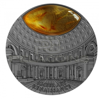 Niue Island 2017 5$ Amber Art II - Renaissance 2oz