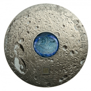 Cook Islands 2018 20$ Meteorite - Vesta the Largest Astroid 3oz