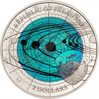Palau 2018 2$ Uranus Niobium - Solar System