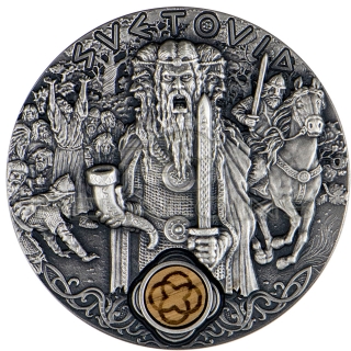 Niue Island 2019 2$ Slavic Gods - Svetovid 2oz